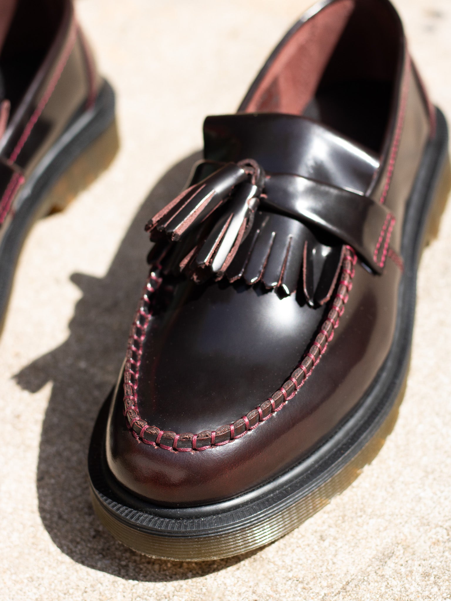DR. MARTENS ADRIAN CHERRY RED ARCADIA – That Shoe Lady