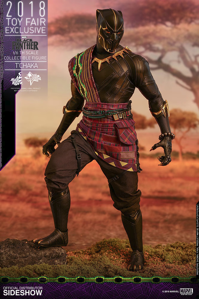 Hot Toys 1/6 Scale Figure - Black Panther - T'CHAKA