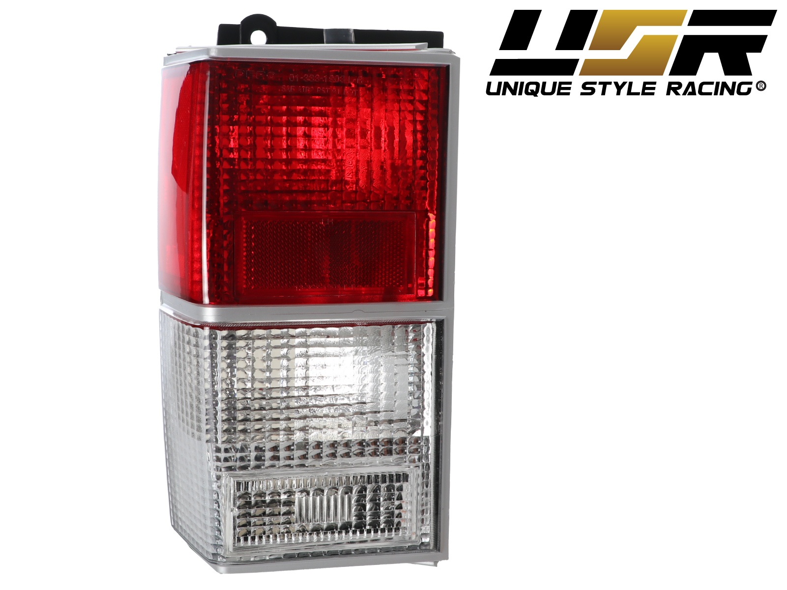 DEPO Euro Style Red/Clear Rear Tail Light Set for 1984-1996 Jeep