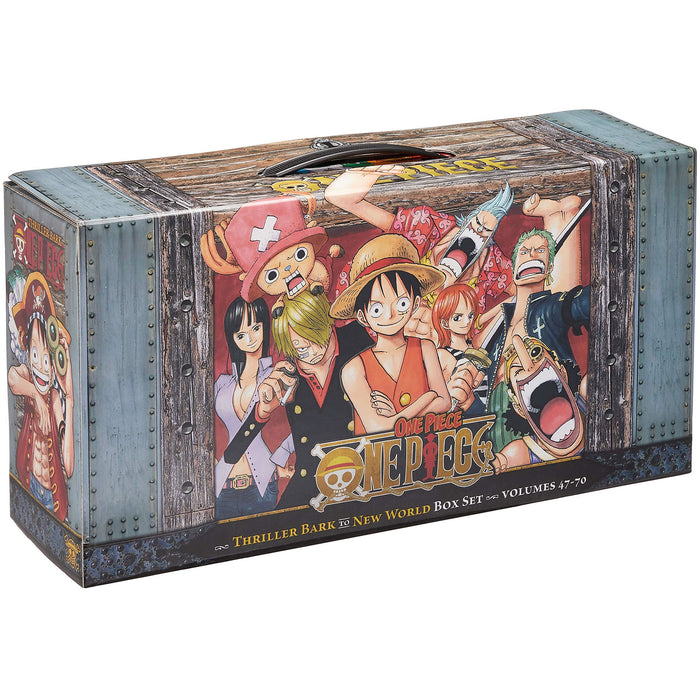 One Piece Box Set 3: Thriller Bark to New World, Volumes 47-70