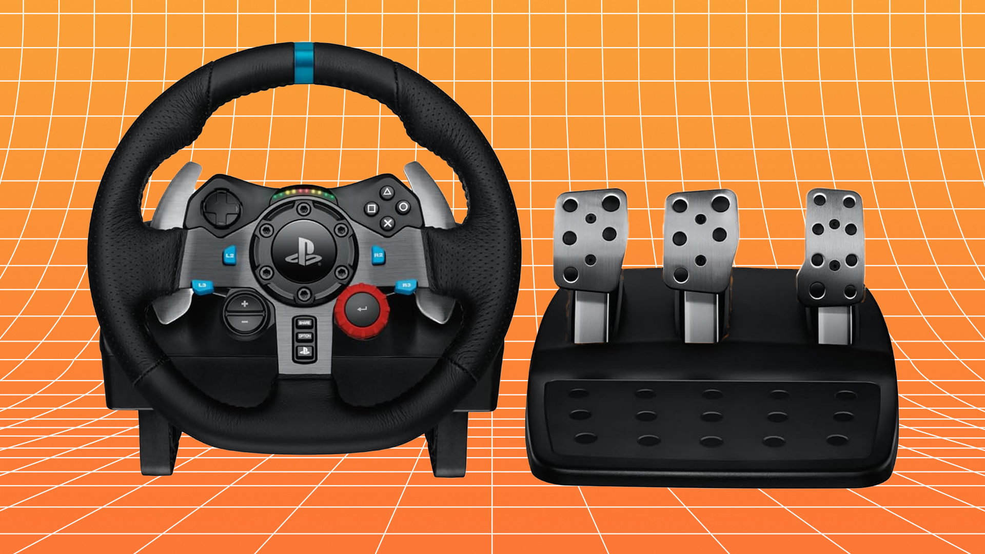 Save $105 on a Logitech G29 Driving Force Racing Wheel and Floor