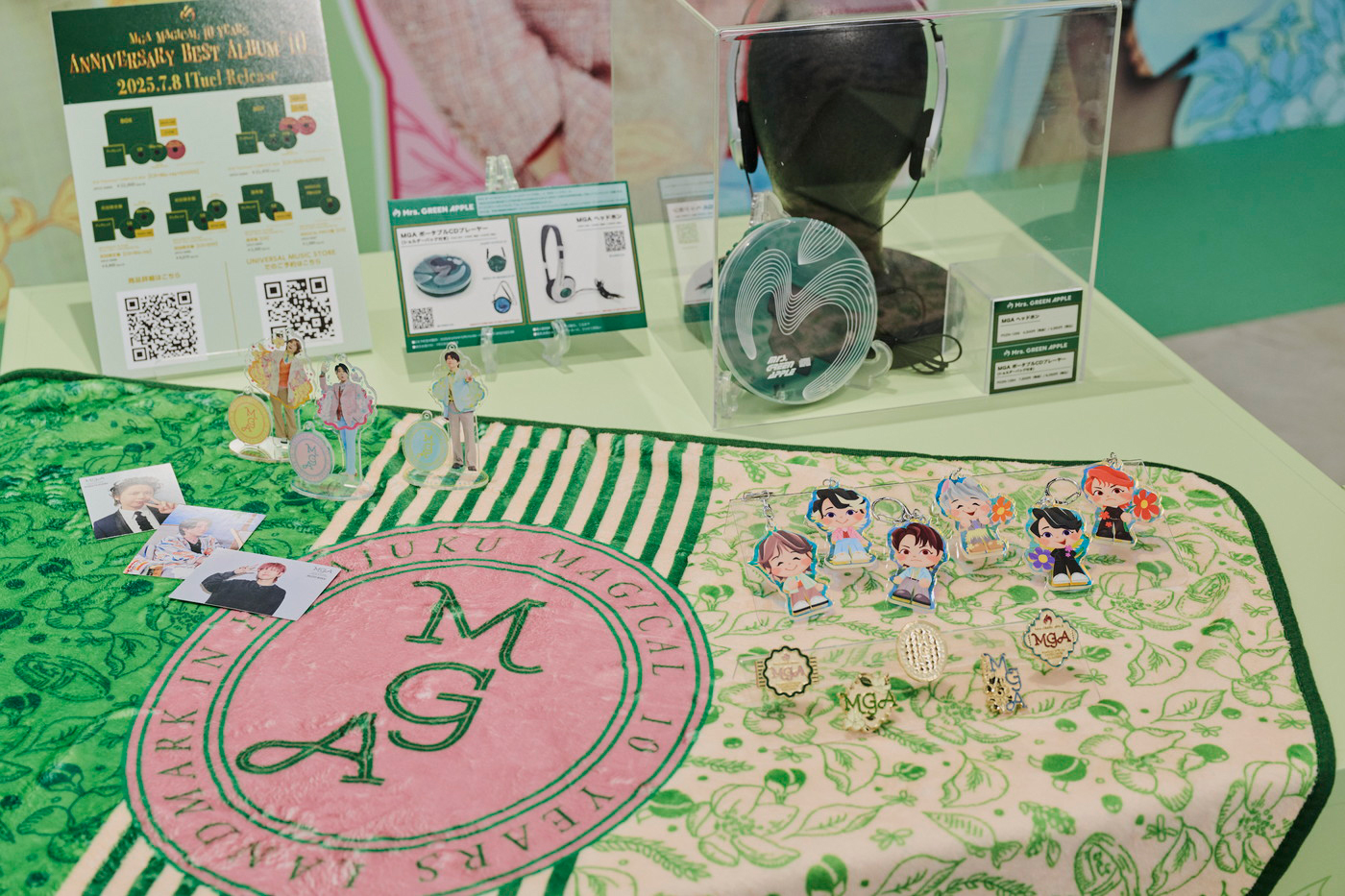 Mrs. GREEN APPLEデビュー10周年記念企画がスタート！原宿エリアが