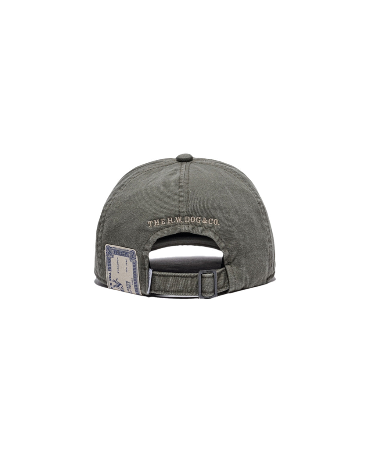 BIO WASH UNION CAP - Olive – THE H.W.DOG&CO.