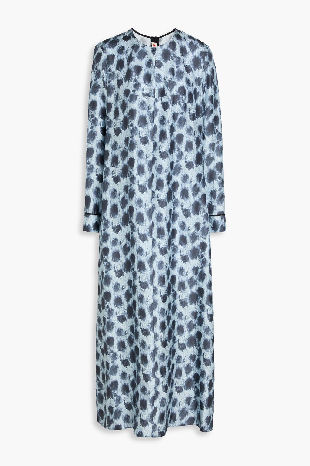 MARNI シルクツイル マキシワンピース プリント入り | THE OUTNET