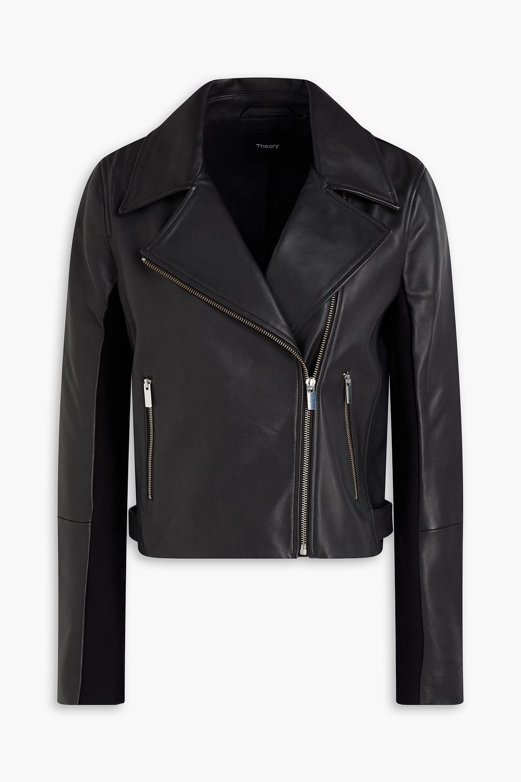 THEORY レザー ライダースジャケット | THE OUTNET (アウトネット)