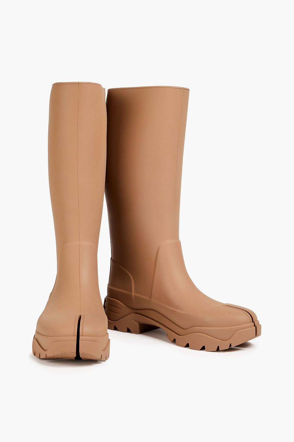 MAISON MARGIELA Tabi split-toe rubber rain boots | THE OUTNET