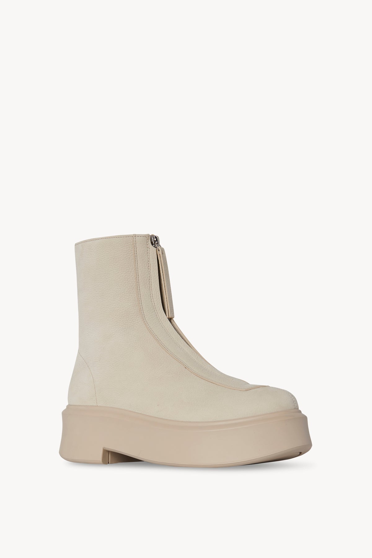 Zipped Boot I Beige – The Row
