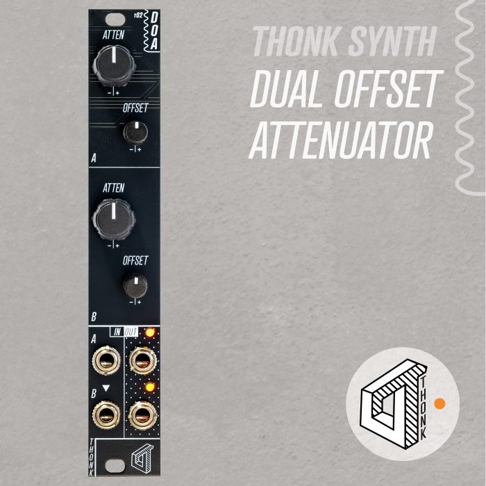 Thonk Synth – DUAL VCA – Full DIY Kit – Thonk – DIY Synthesizer