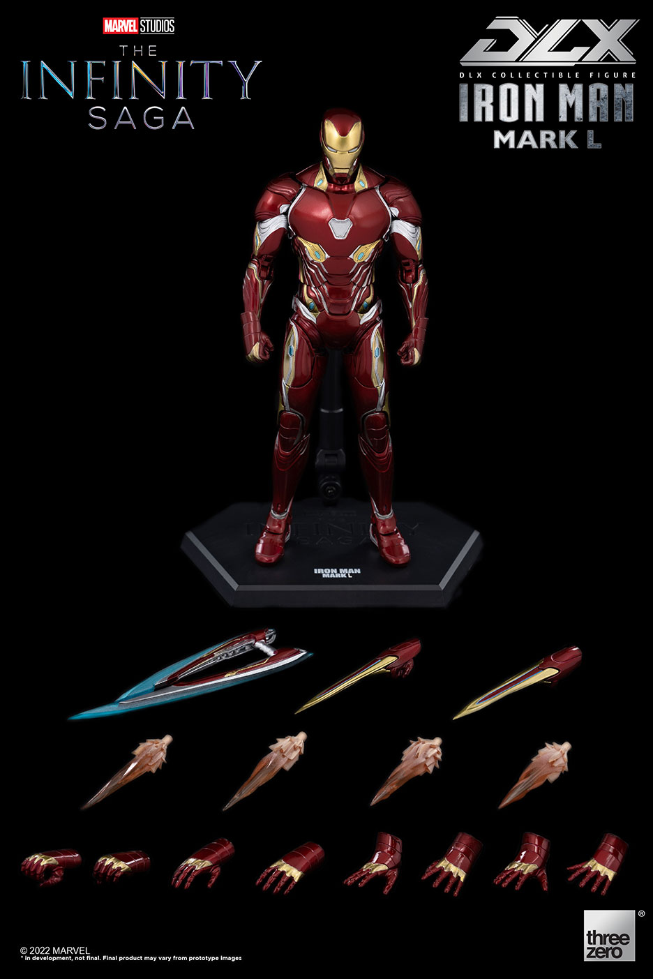 Marvel Studios: The Infinity SagaDLX Iron Man Mark 50 – threezero