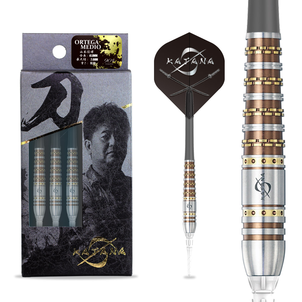 ダーツ バレル DYNASTY KATANA ORTEGA MEDIO LUNGO 山本信博 選手