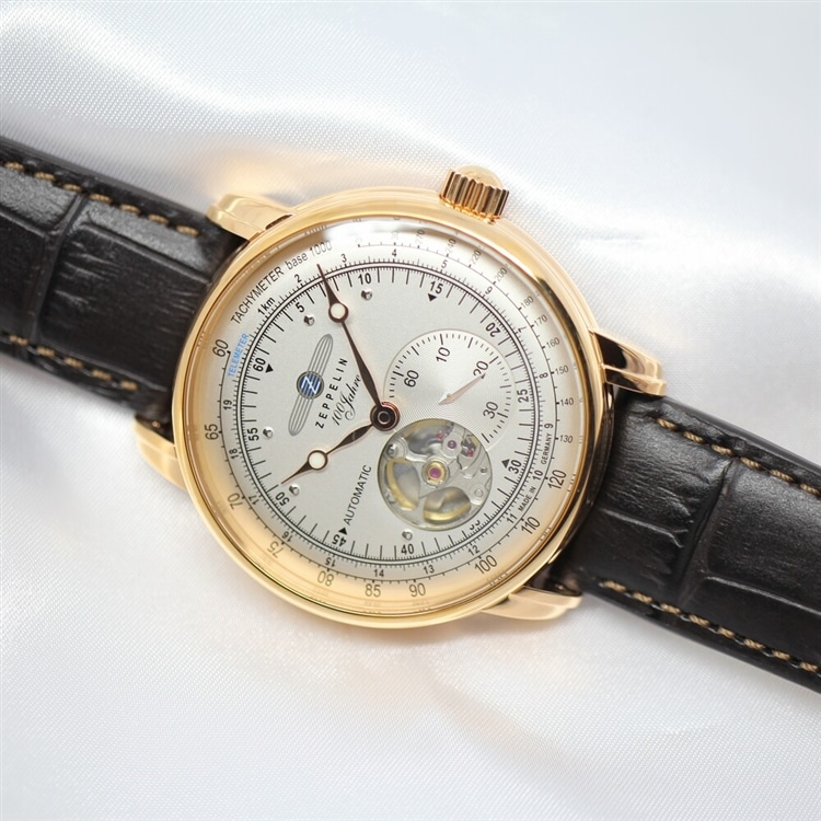 ZEPPELIN】アンティークのようなおしゃれな機械式腕時計7662-8をご紹介