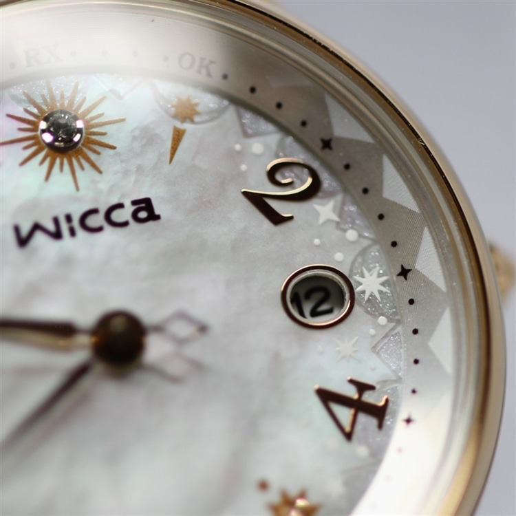 wicca】プレゼントにオススメ 魔法のように煌く電波ソーラー時計 KS1