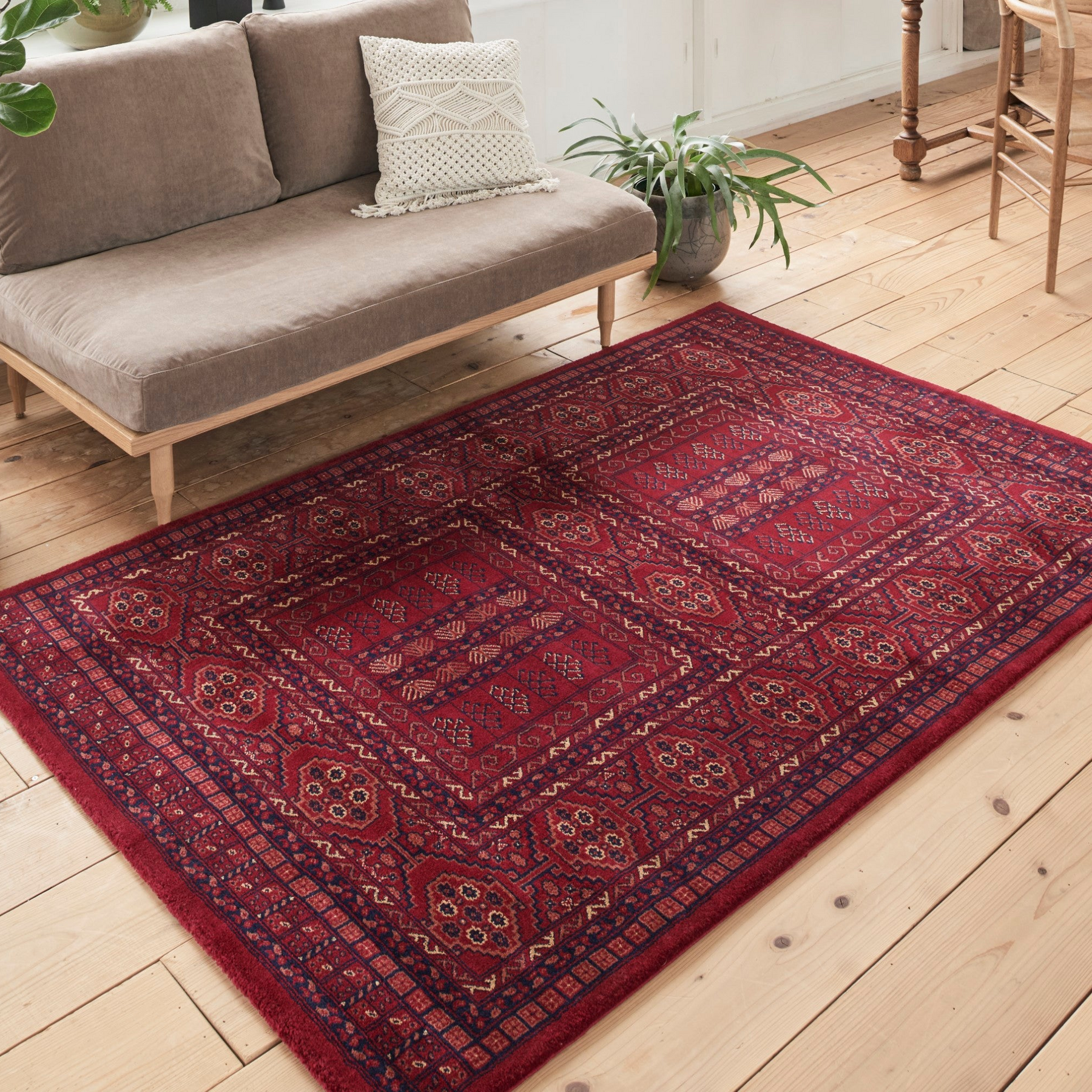 ラグマット | ALANAY | レッド | 133×195 – tiflo