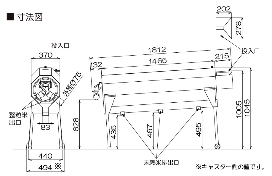 ライスアップ｜横型米選機｜ 農業機械メーカーのタイガーカワシマ