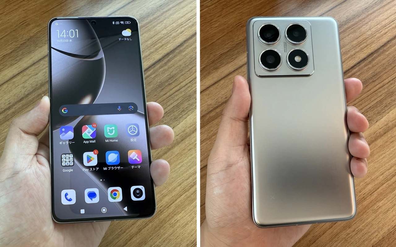 Xiaomi 14T Pro』レビュー、Dimensity 9300+搭載、高級感も抜群の