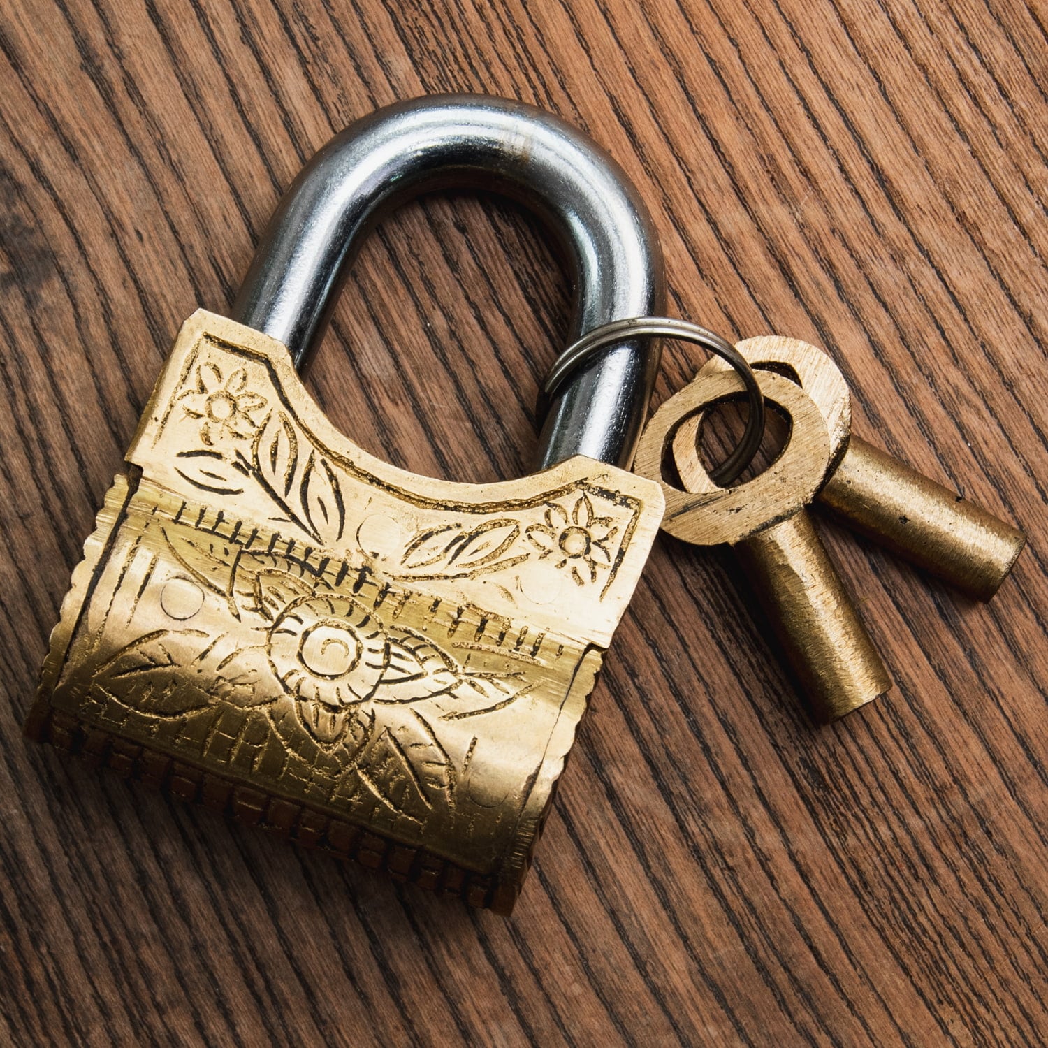 アンティーク調 インドのからくり南京錠 の通販 - TIRAKITA.COM