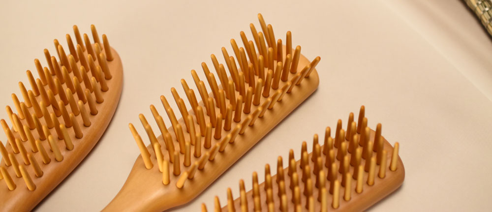 つげブラシ 4列 小 丸 | 別府つげ工芸