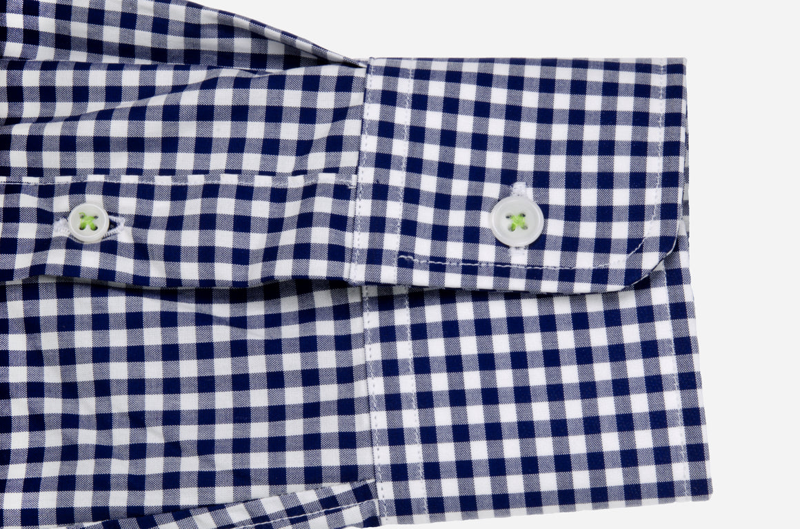 Navy Gingham Check - Tuckerman & Co
