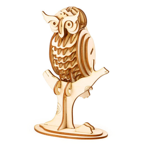 TRIGSAWパズル OWL フクロウ 多重層木製パズル インテリア TRIGSAW