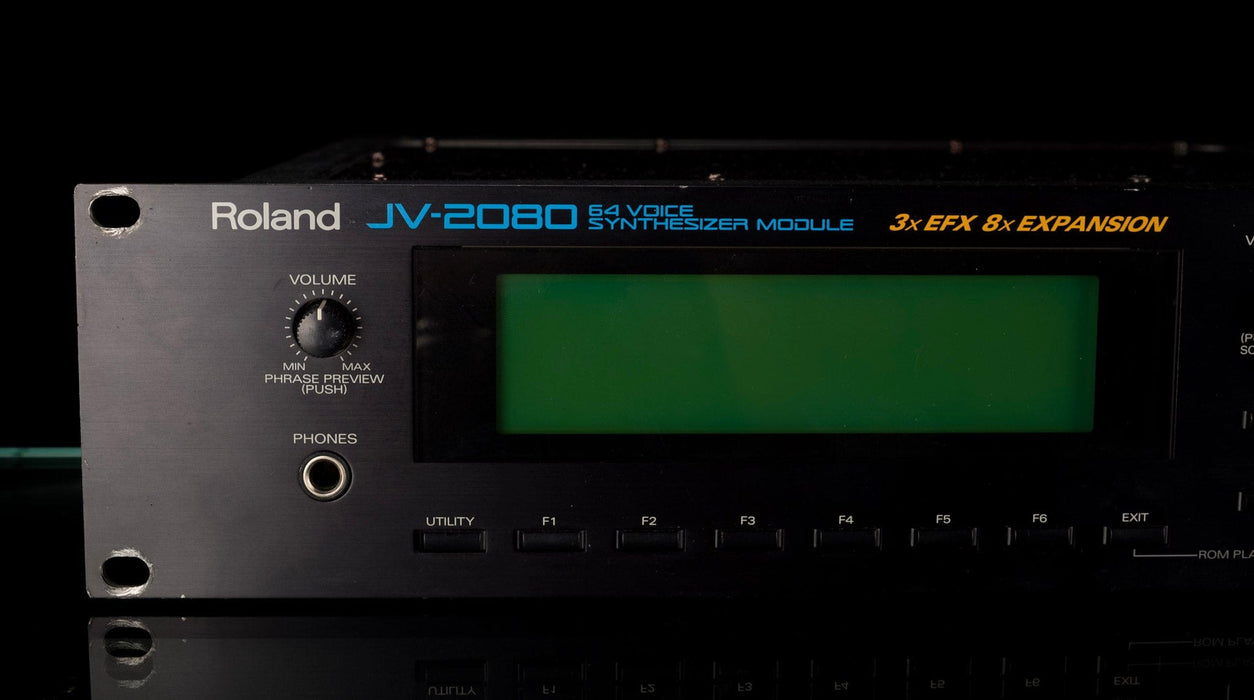 Pre Owned Roland JV2080 64-Voice Synthesizer Rack Unit With Pop