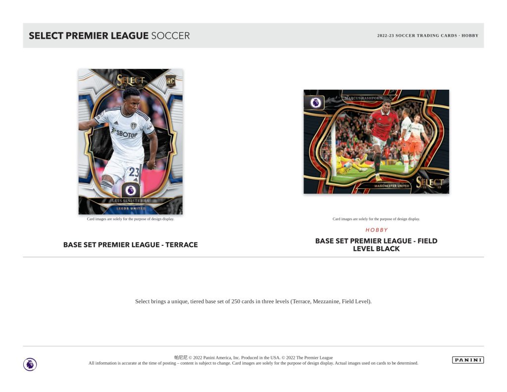 ⚽ 2022-23 PANINI SELECT ENGLISH PREMIER LEAGUE SOCCER HOBBY【製品