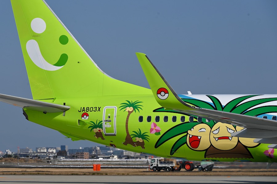 Solaseed 737-800 ソラシドエア JA803X ナッシー ポケモン フォト