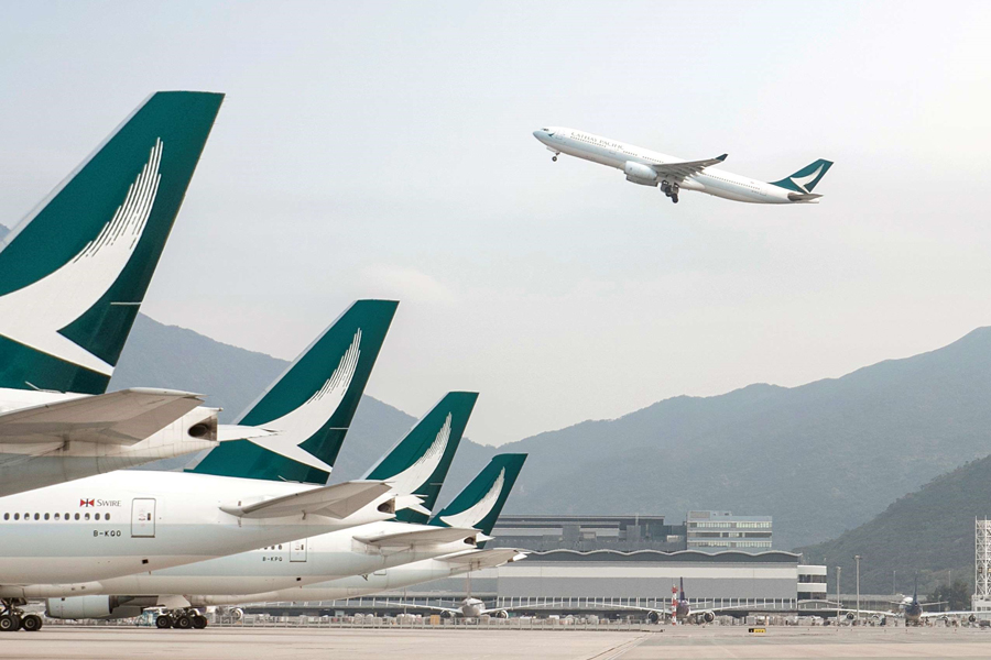 キャセイパシフィック航空、香港〜ニューヨーク/ジョン・F・ケネディ線