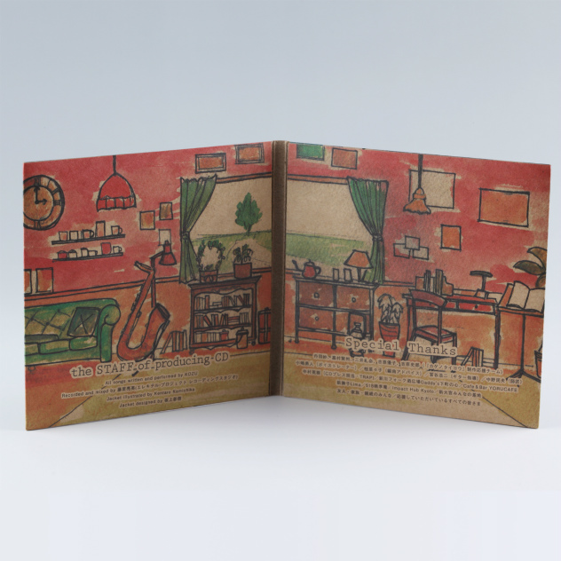 4P クラフト紙ジャケット DVDプレス｜CDプレス、DVDプレスのORIGIN