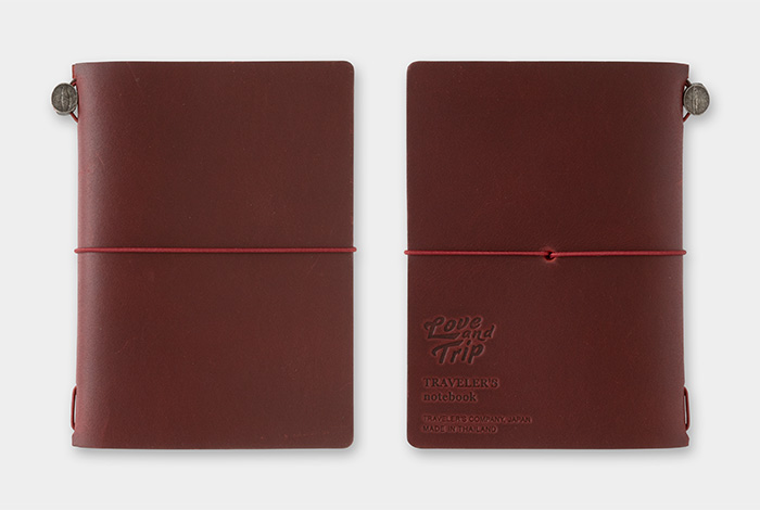 TRAVELER'S notebook Passport Size LOVE AND TRIP Red / レッド