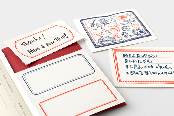 TRAVELER'S notebook Passport Size LOVE AND TRIP Red / レッド