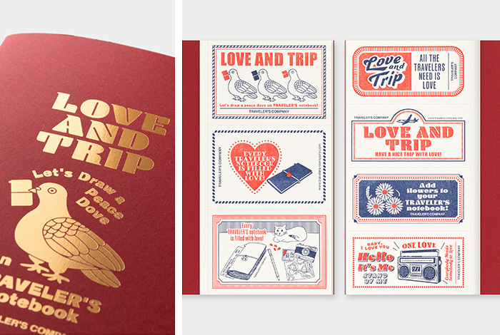TRAVELER'S notebook LOVE AND TRIP | TRAVELER'S COMPANY