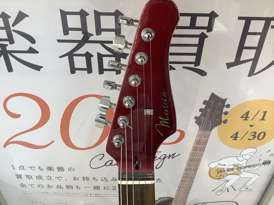 MAVIS ミニエレキギター 美品 初心者向けエレキギター Mavis ストラト