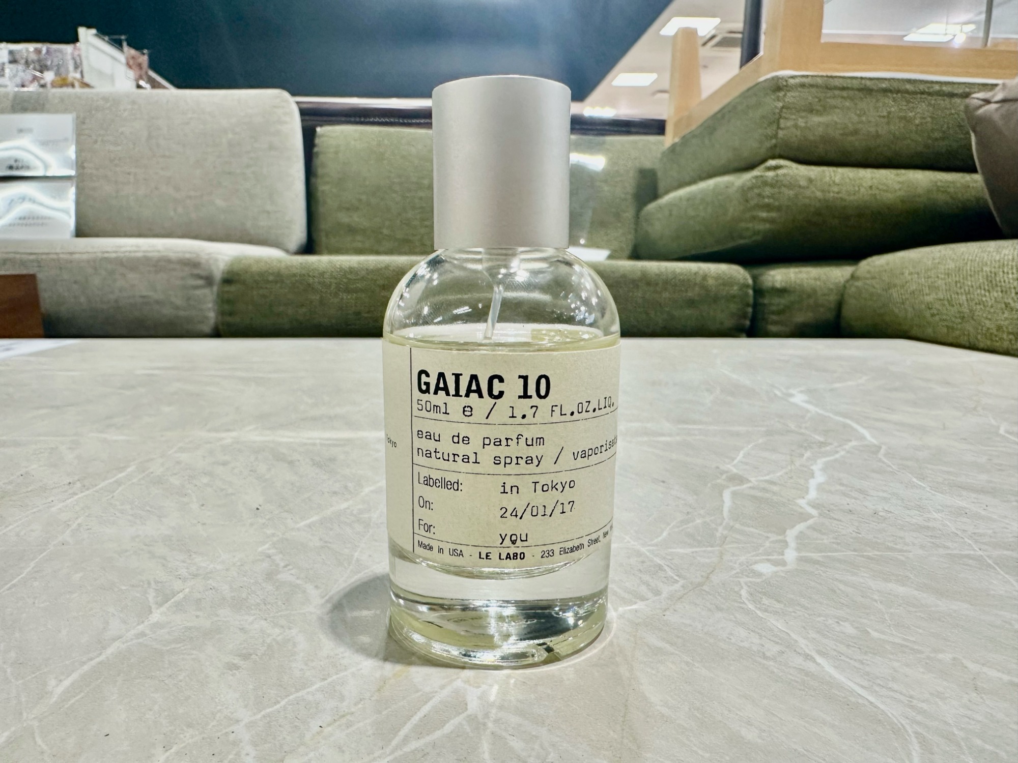 LE LABO(ルラボ) GAIAC 10(ガイアック 10) 50mlいたしました！【香水