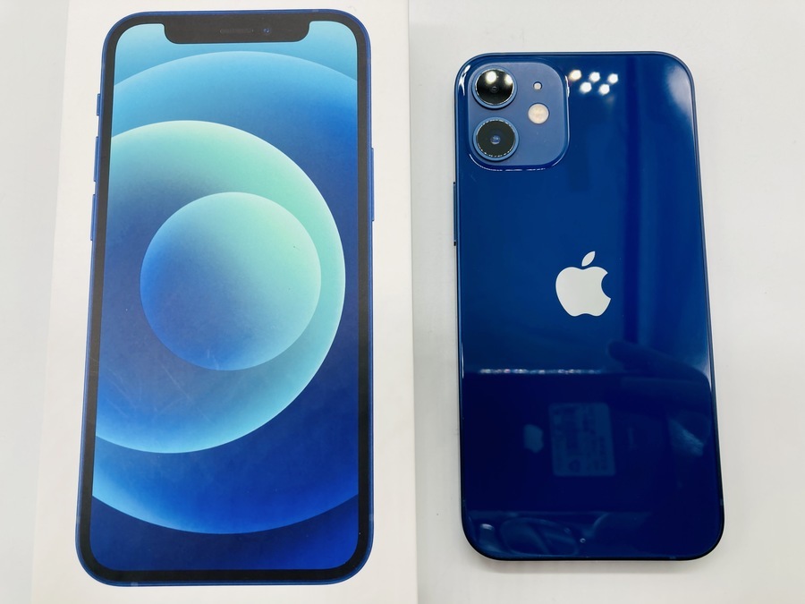 高級感あるディープブルー！iPhone 12 miniが入荷しました！｜2022年01