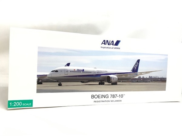 極美品】全日空商事 1/200 B787-10 JA900A ANA全日空BOEING787-10