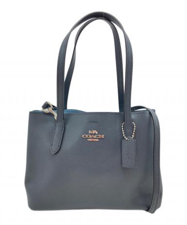 中古・古着通販】COACH (コーチ) 2WAYショルダーバッグ ネイビー
