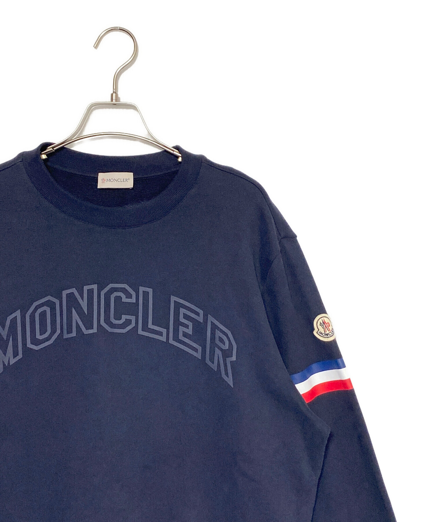 中古・古着通販】MONCLER (モンクレール) フロントアーチロゴ クルー