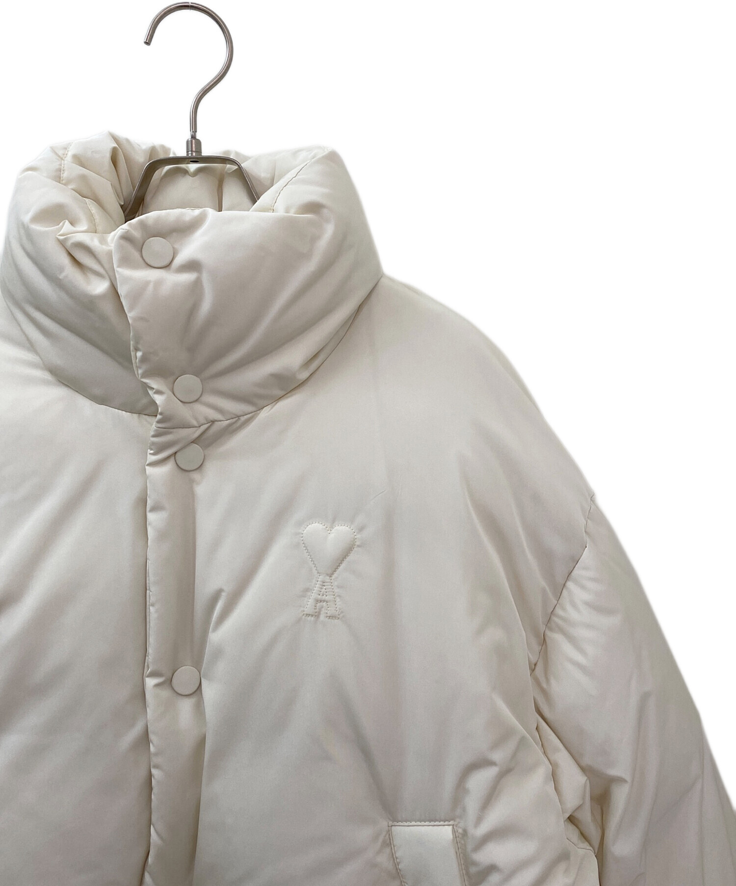 中古・古着通販】AMI PARIS (アミ パリス) ダウンジャケット クリーム