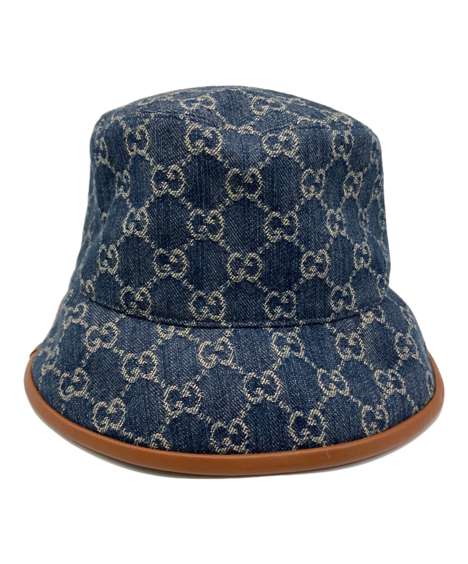 中古・古着通販】GUCCI (グッチ) GGキャンバスバケットハット ネイビー