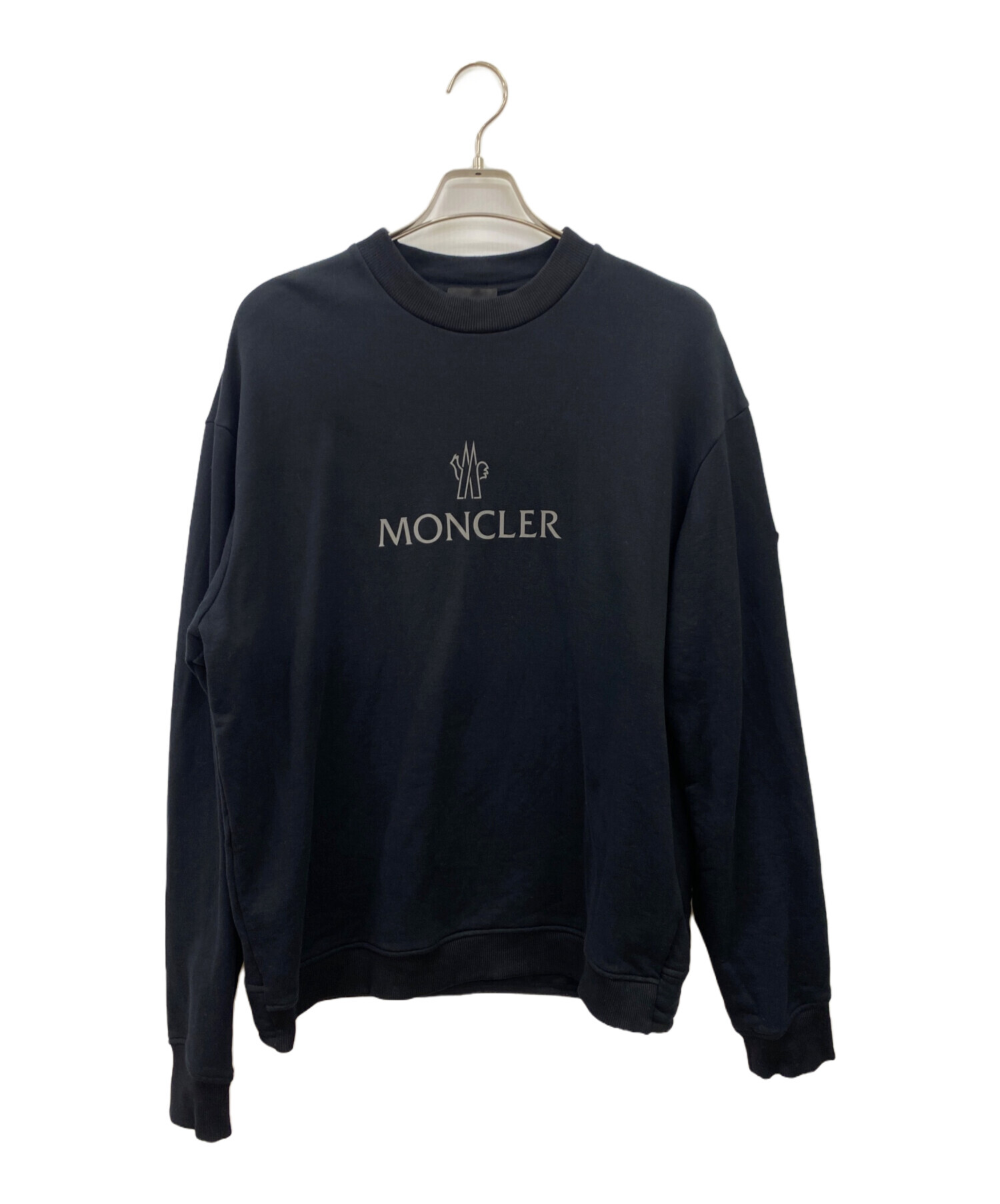 中古・古着通販】MONCLER (モンクレール) スウェット ブラック サイズ