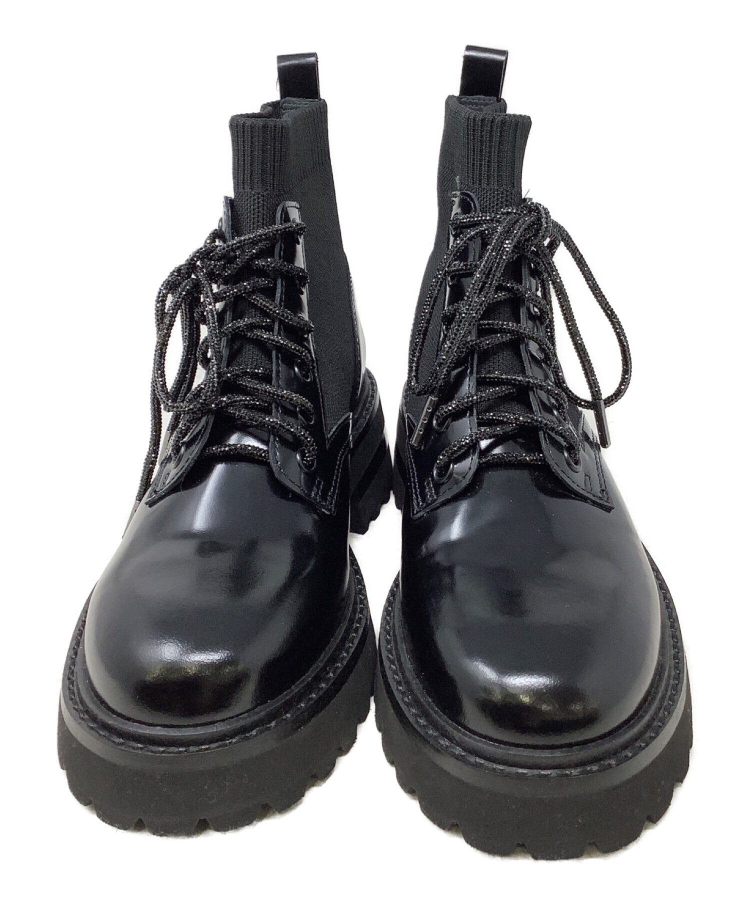 中古・古着通販】STACCATO (スタッカート) ショートブーツ ブラック