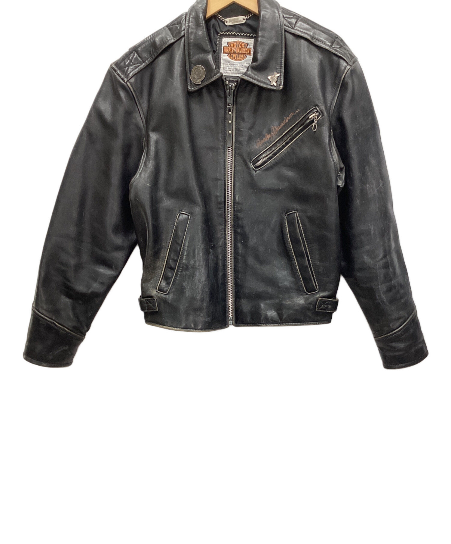 中古・古着通販】HARLEY-DAVIDSON (ハーレーダビッドソン) レザー