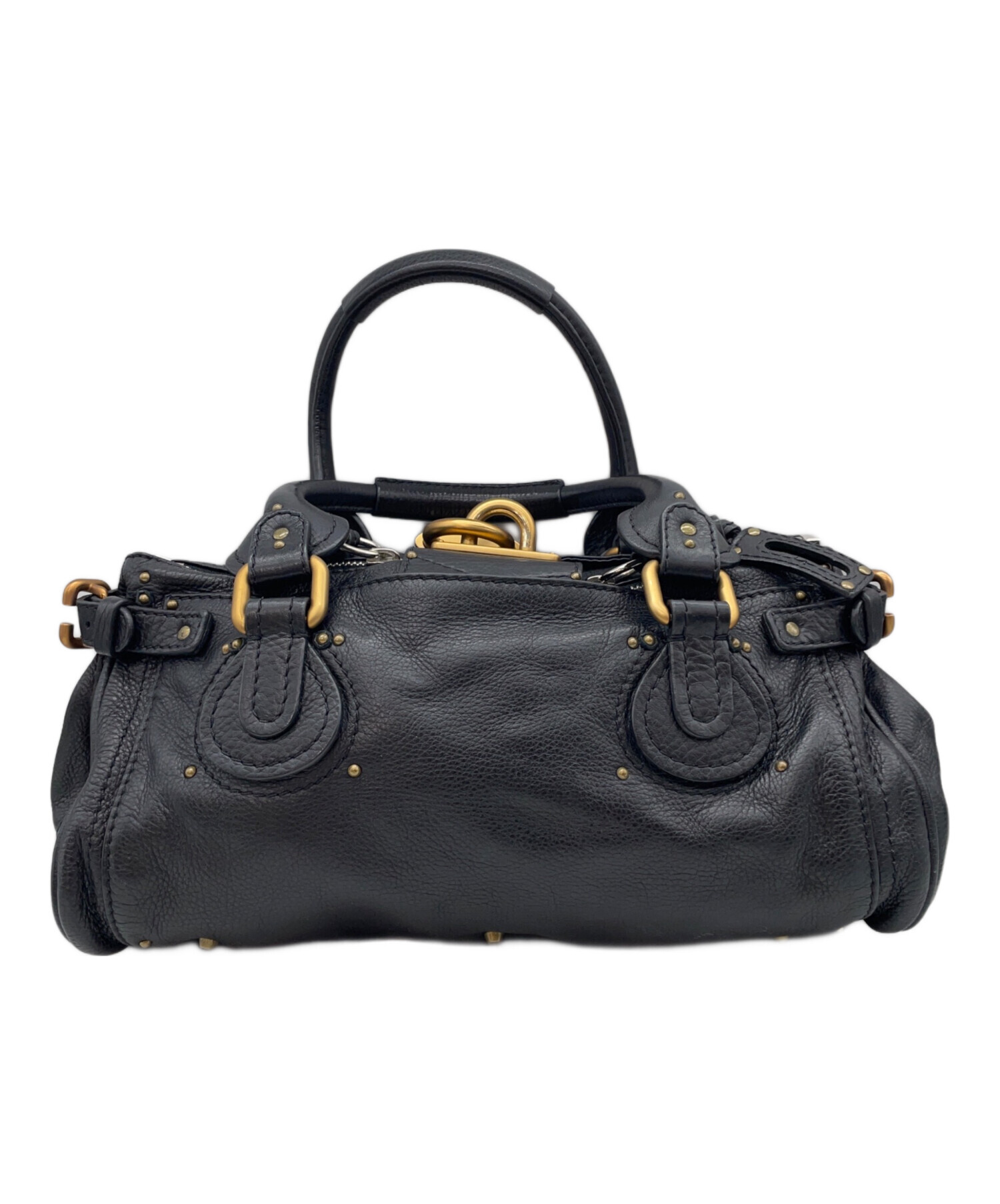 中古・古着通販】Chloe (クロエ) ハンドバッグ ブラック｜ブランド