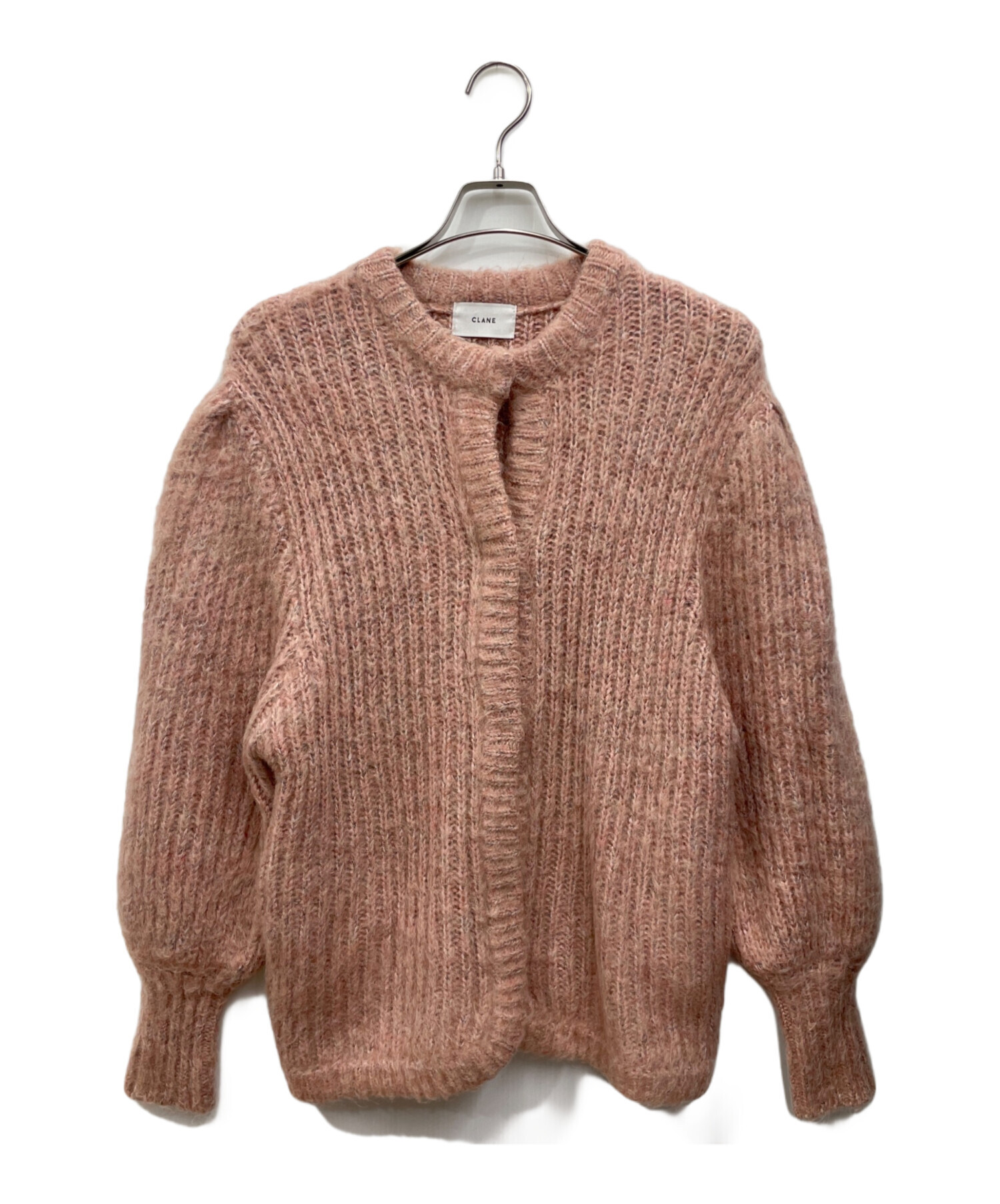 中古・古着通販】CLANE (クラネ) モヘアニットカーディガン レッド