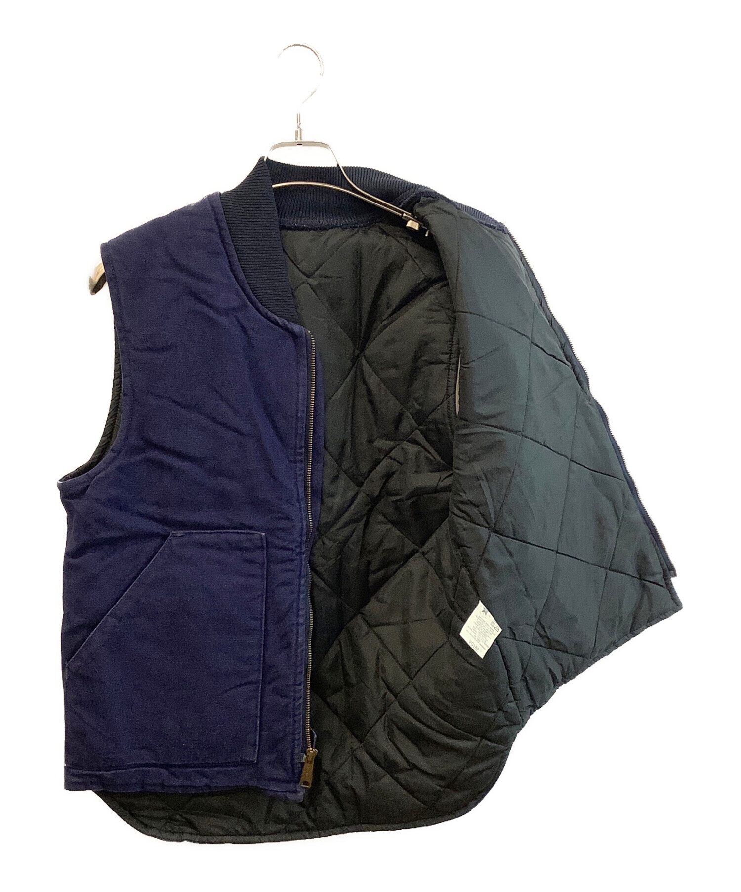 中古・古着通販】CarHartt (カーハート) ダックベスト ネイビー サイズ