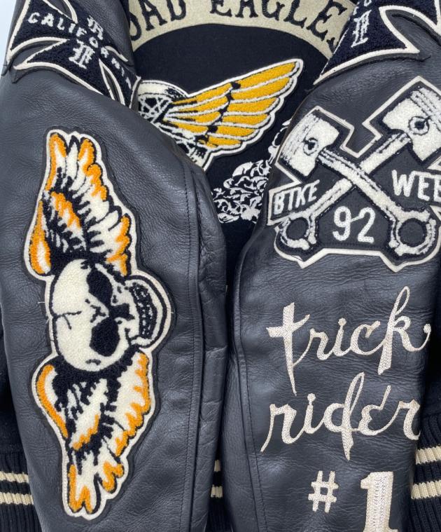 中古・古着通販】WHITESVILLE (ホワイツビル) スタジャン ブラック