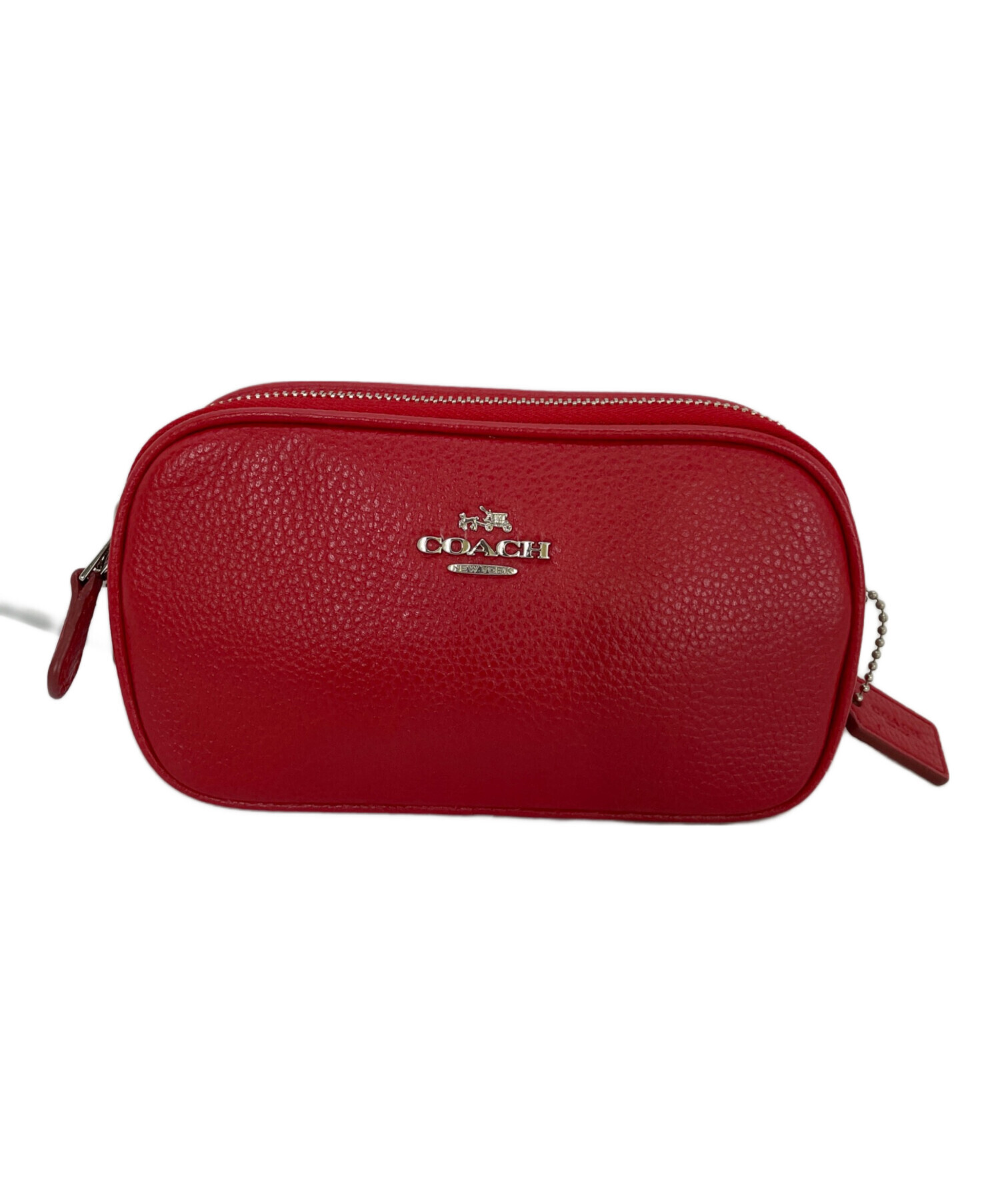 中古・古着通販】COACH (コーチ) ショルダーポーチ レッド｜ブランド