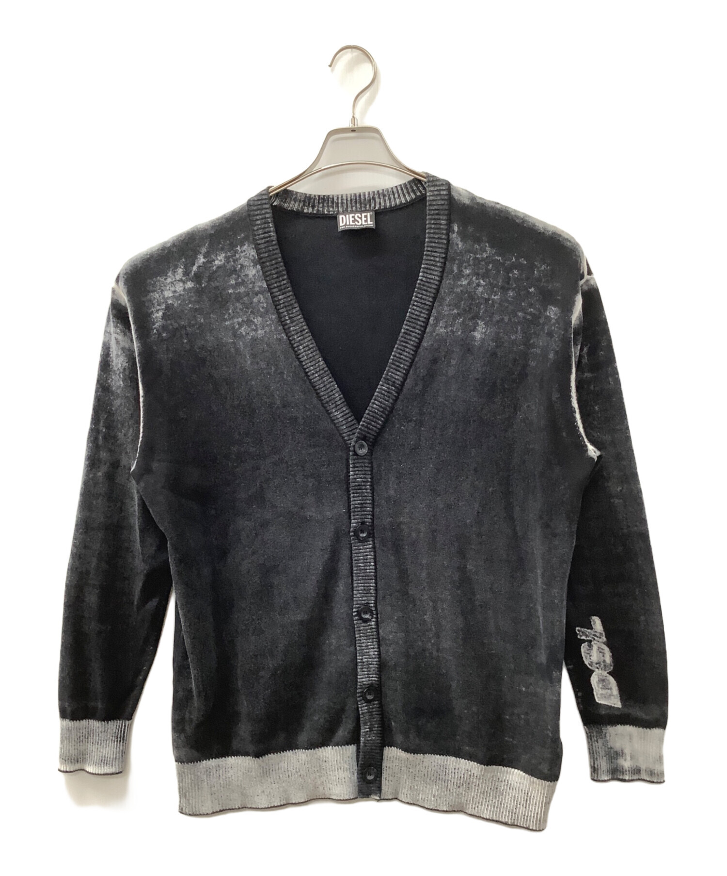 中古・古着通販】DIESEL (ディーゼル) K-LARENCE CARDIGAN ブラック