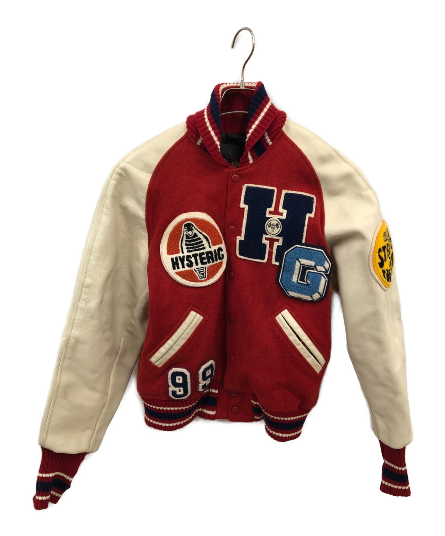 中古・古着通販】hysterics (ヒステリックス) スタジャン レッド