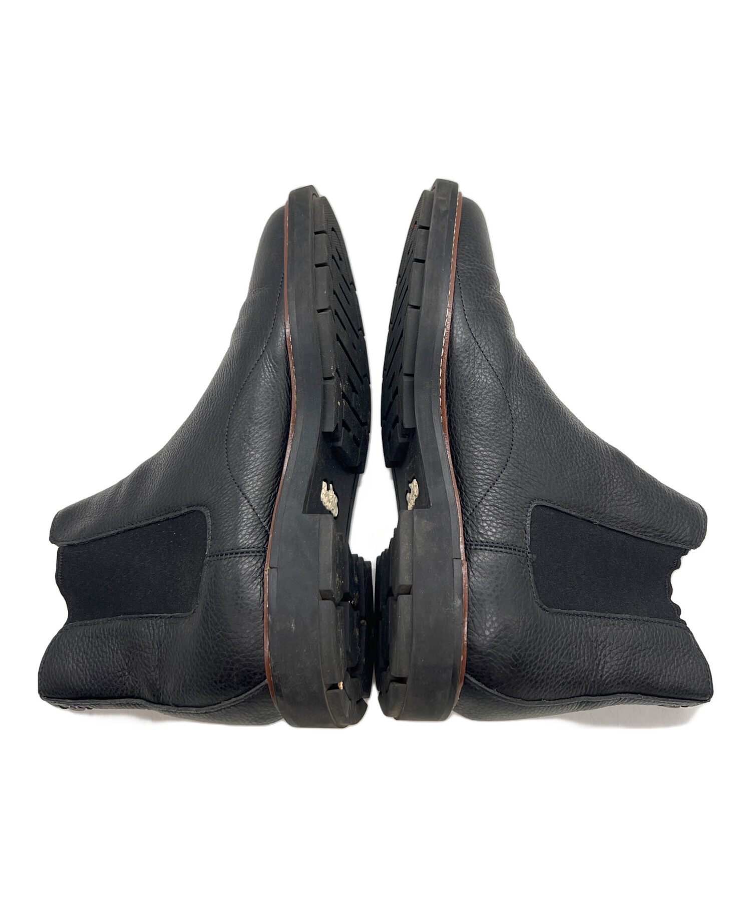 中古・古着通販】COACH (コーチ) サイドゴアブーツ ブラック サイズ